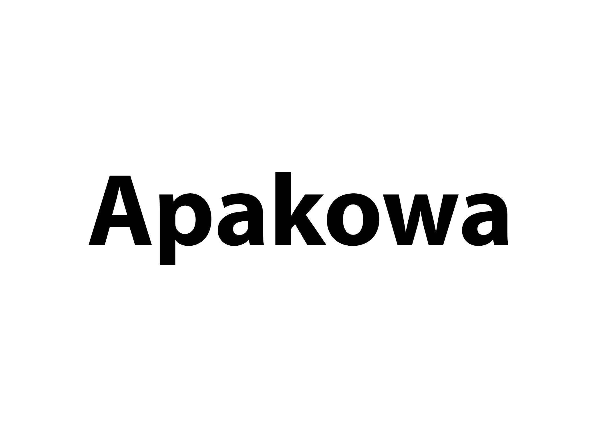 Apakowa