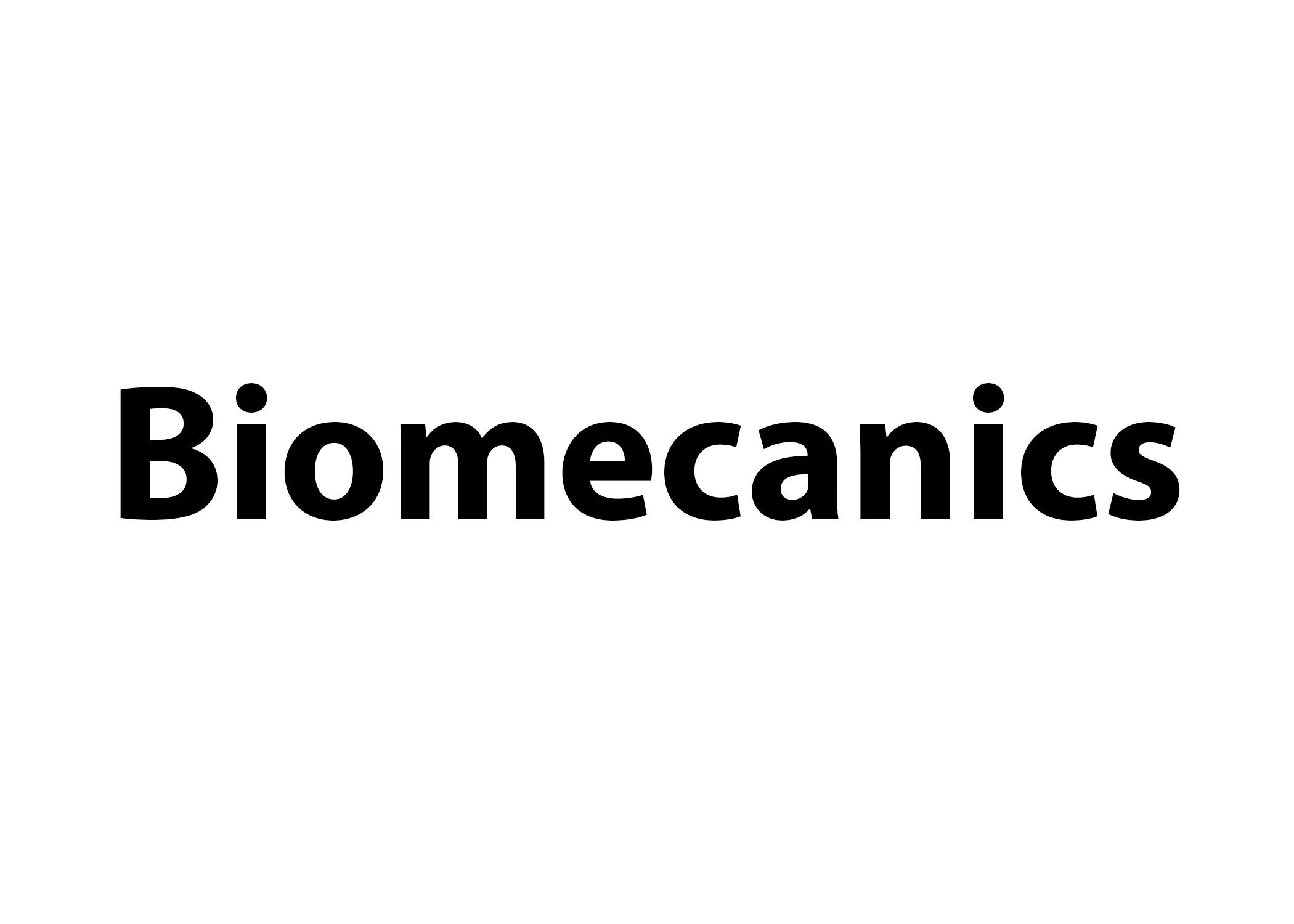 Biomecanics