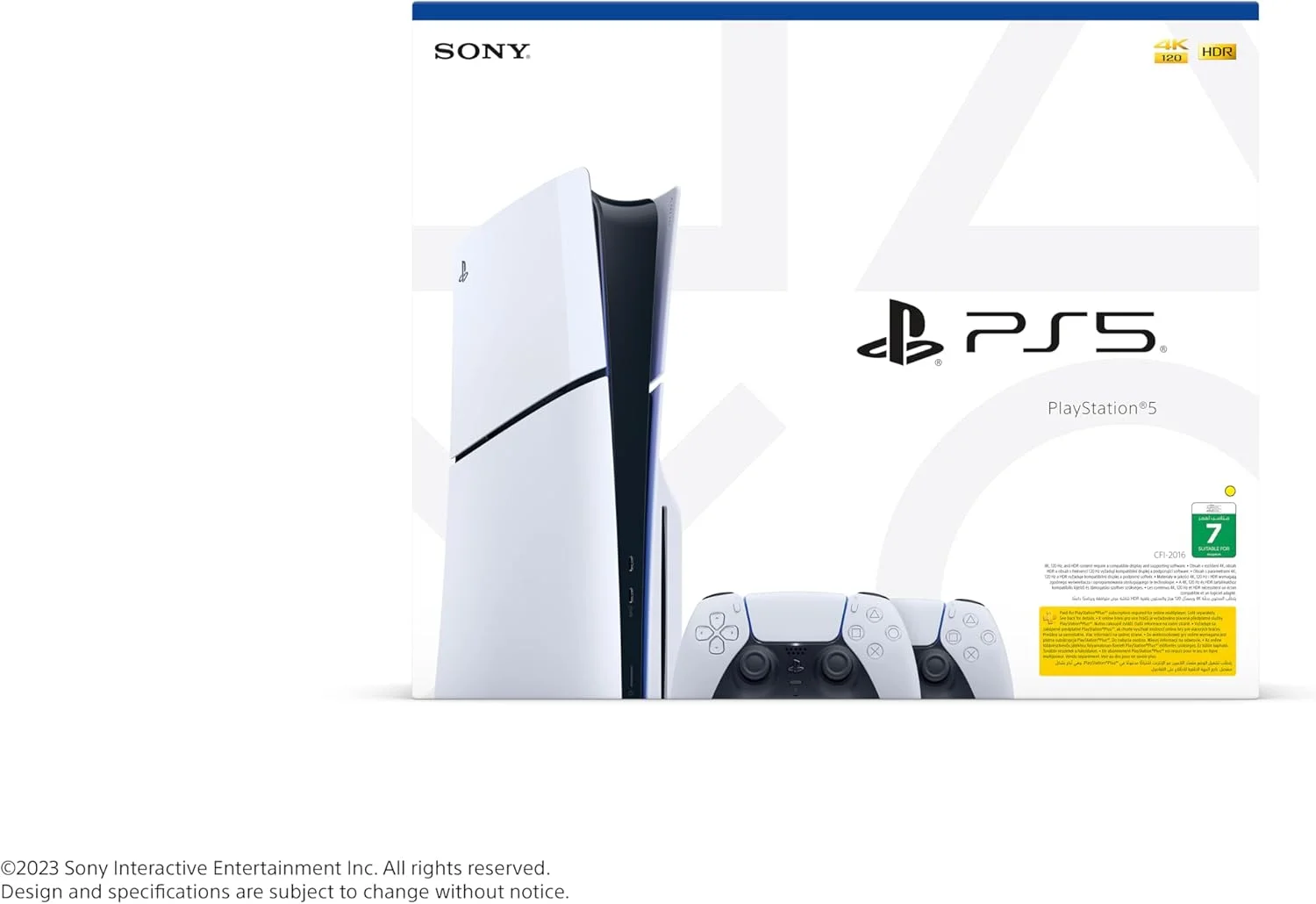 PlayStation 5 Disc Slim Console + Extra Controller - UAE Version PlayStation 5 Disc Slim Console + Extra Controller - UAE Version