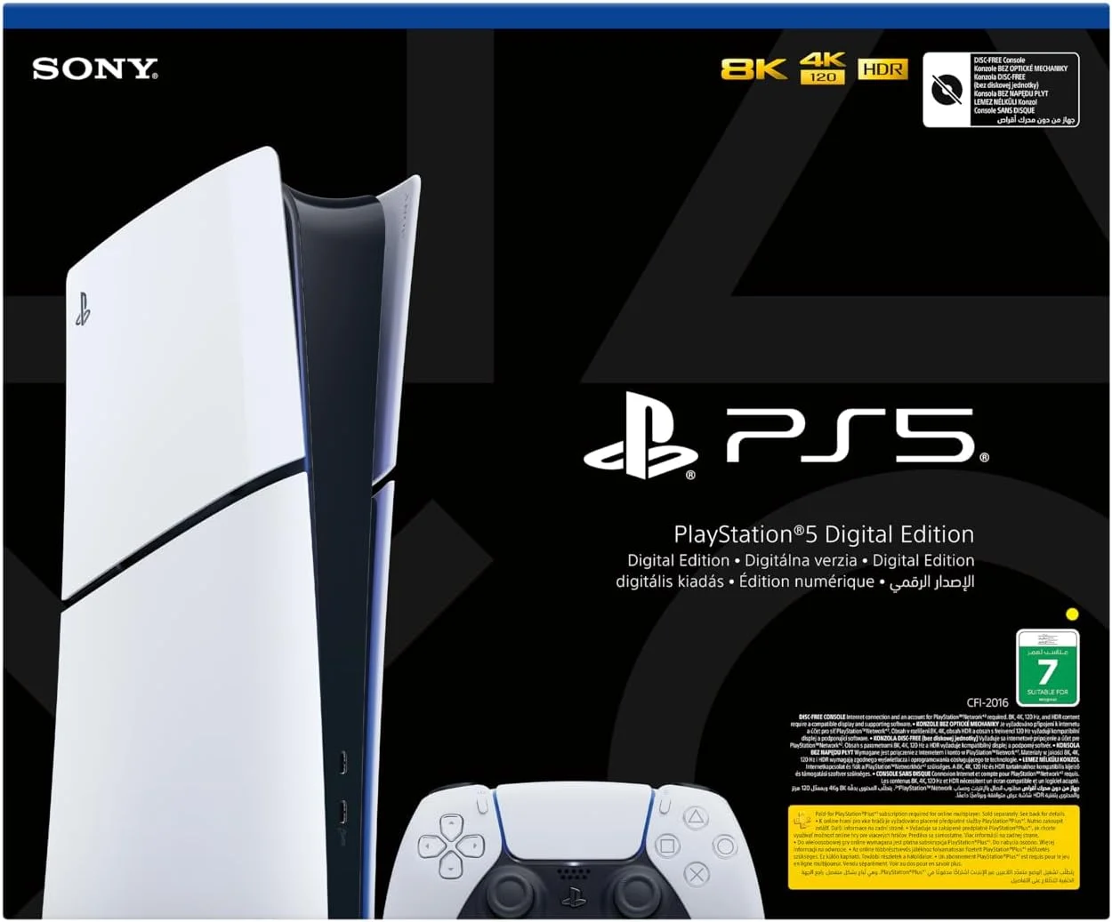 PlayStation 5 Digital Console (New 2023 Slim Model)- UAE Version, 1 Year Manufacturer Warranty PlayStation 5 Digital Console (New 2023 Slim Model)- UAE Version, 1 Year Manufacturer Warranty