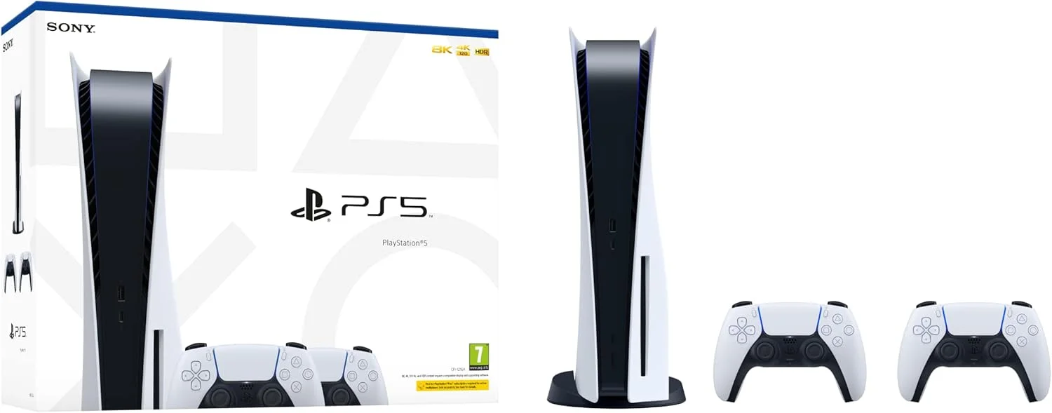 کنسول PlayStation PS5 نسخه دیسک خور + دو عدد DualSense