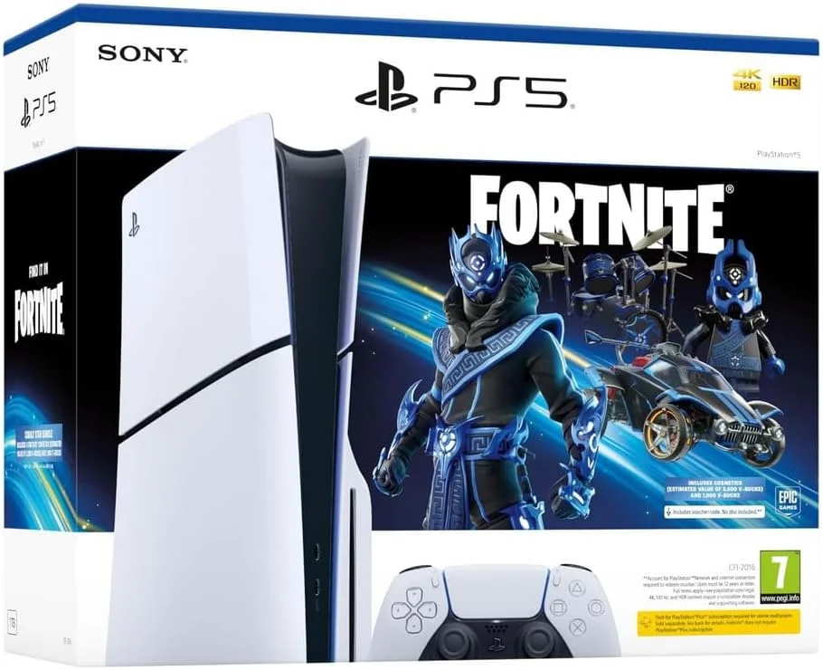 کنسول دیسک خور اسلیم سونی پلی استیشن 5 - باندل Fortnite - نسخه بین المللی کنسول دیسک خور اسلیم سونی پلی استیشن 5 - باندل Fortnite - نسخه بین المللی