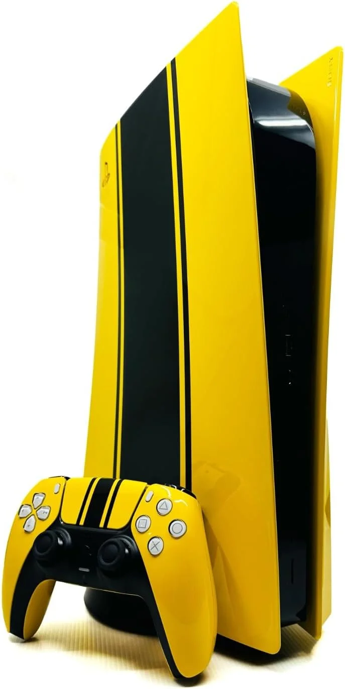کنسول بازی PS5 سفارشی Merlin Craft - YELLOW RACER [بازی ویدیویی]