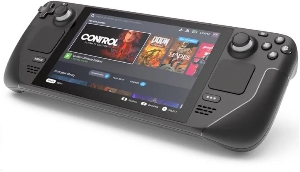 کنسول بازی دستی VALVE Steam Deck OLED با حافظه SSD 1 ترابایتی + رم 16 گیگابایتی (نسخه بین المللی) - صفحه نمایش 7.4 اینچی، 90 هرتز، 1280x800 پیکسل، SteamOS 3.0