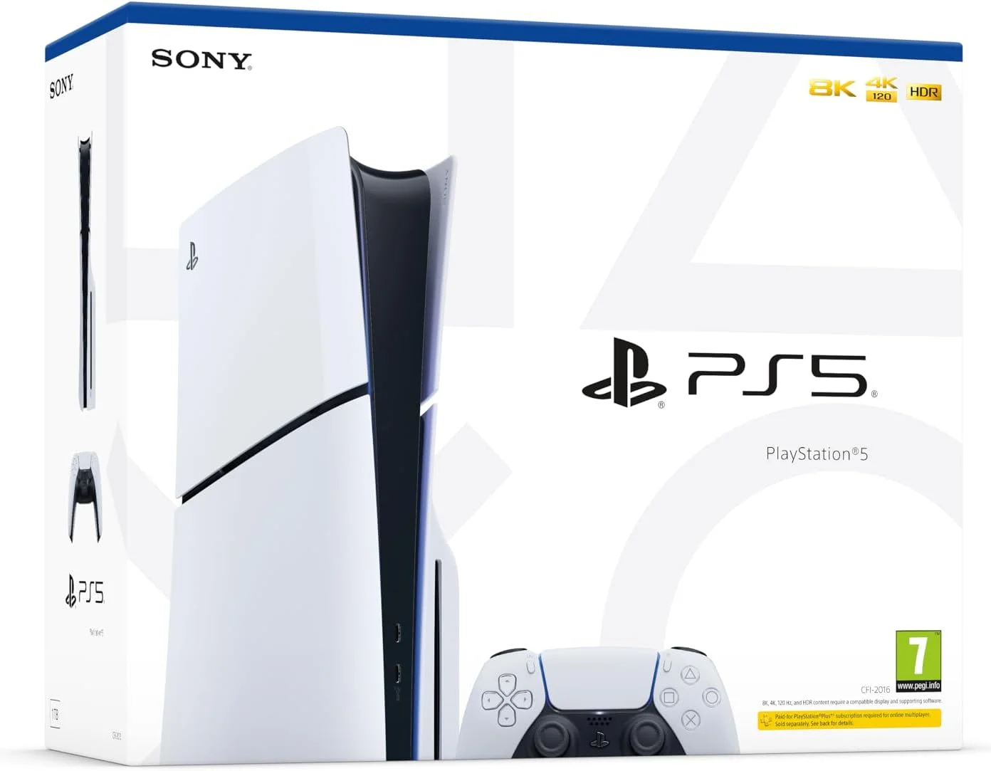 پلی استیشن PS5 دیسک خور (مدل گروه - اسلیم) (بازسازی شده)
