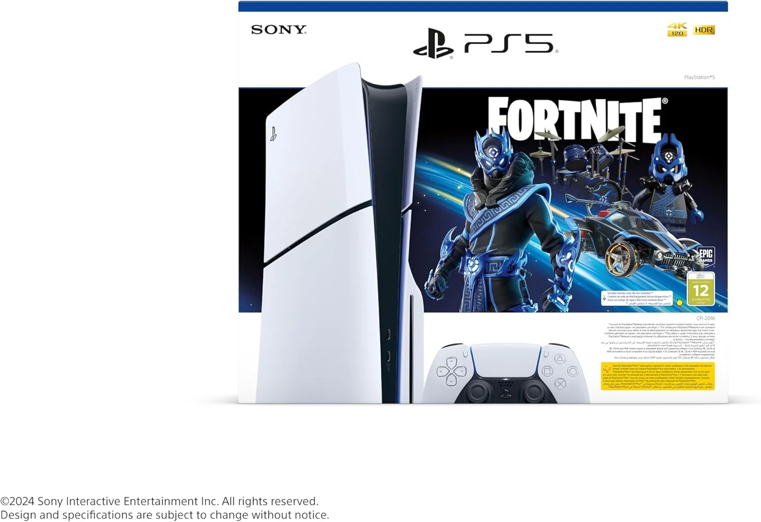 کنسول پلی استیشن 5 دیسک اسلیم + باندل Fortnite - نسخه امارات