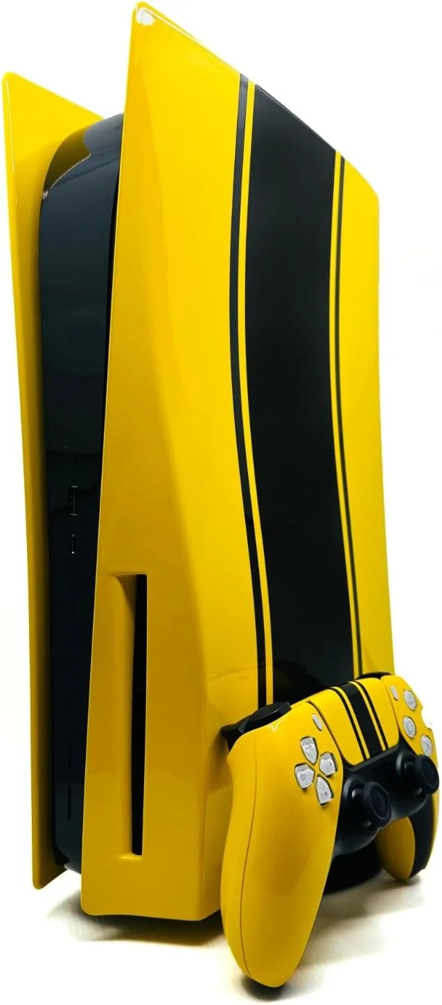 کنسول بازی PS5 سفارشی Merlin Craft - YELLOW RACER [بازی ویدیویی]