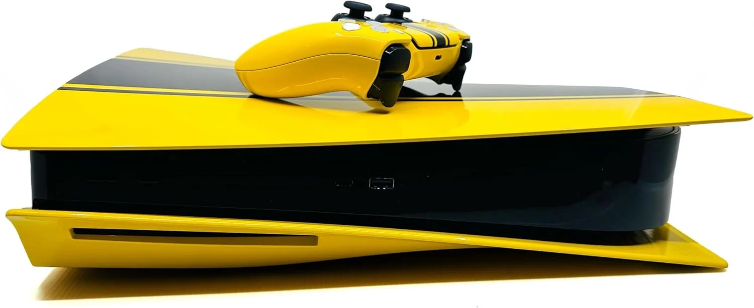 کنسول بازی PS5 سفارشی Merlin Craft - YELLOW RACER [بازی ویدیویی]