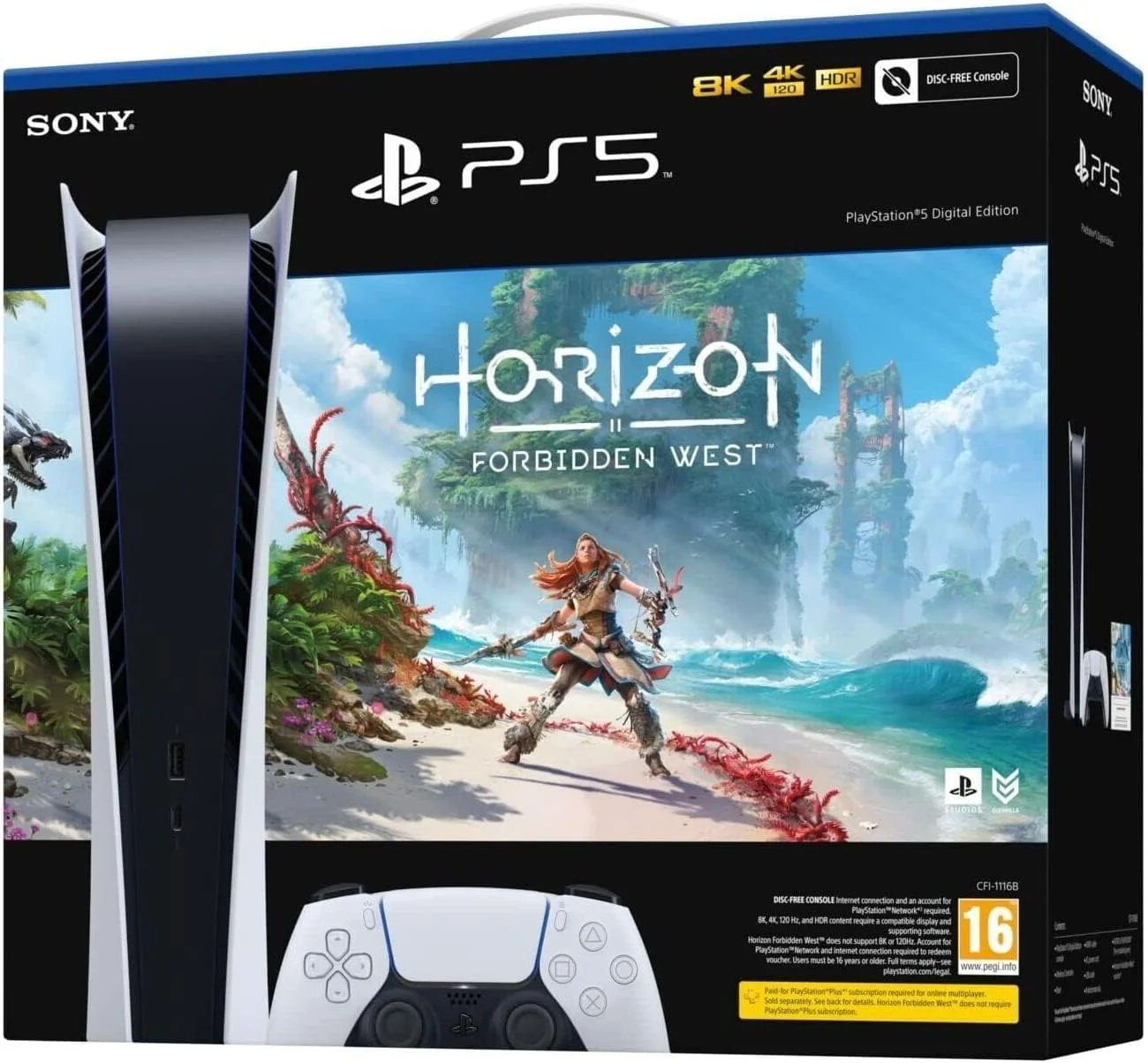 کنسول PS5 دیجیتال + Horizon Forbidden West