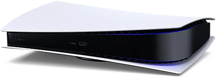 کنسول بازی سونی پلی استیشن 5 نسخه دیجیتال + دسته بازی بی سیم - 16 گیگابایت رم GDDR6، 825 گیگابایت SSD، خروجی 8K با نرخ 120 هرتز، سفید کنسول بازی سونی پلی استیشن 5 نسخه دیجیتال + دسته بازی بی سیم - 16 گیگابایت رم GDDR6، 825 گیگابایت SSD، خروجی 8K با نرخ 120 هرتز، سفید