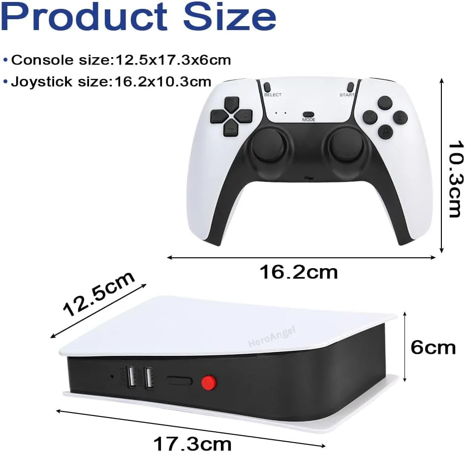 کنسول بازی ویدیویی 4K رترو M5 – تی وی باکس 64 گیگابایتی/128 گیگابایتی با بیش از 20000 بازی | خروجی HDMI، پشتیبانی از PS1/GBA/CPS | شامل 2 دسته بازی بی سیم کنسول بازی ویدیویی 4K رترو M5 – تی وی باکس 64 گیگابایتی/128 گیگابایتی با بیش از 20000 بازی | خروجی HDMI، پشتیبانی از PS1/GBA/CPS | شامل 2 دسته بازی بی سیم