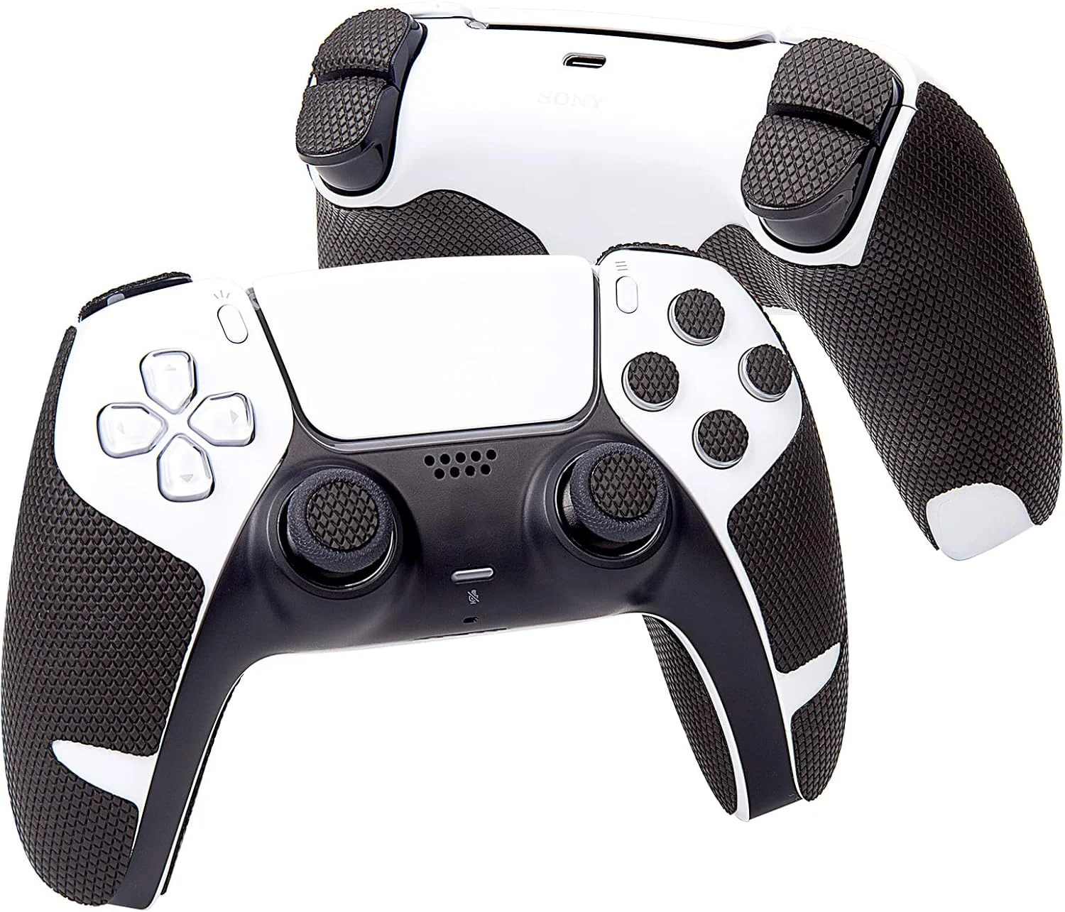 گریپ کنترلر Hotline Games 2.0 Plus برای دسته PS5، نوار گریپ دسته پلی استیشن 5 DualSense، ضد لغزش، جذب کننده عرق، نصب آسان، گریپ دسته+دکمه ها+ماشه ها (مشکی) گریپ کنترلر Hotline Games 2.0 Plus برای دسته PS5، نوار گریپ دسته پلی استیشن 5 DualSense، ضد لغزش، جذب کننده عرق، نصب آسان، گریپ دسته+دکمه ها+ماشه ها (مشکی)