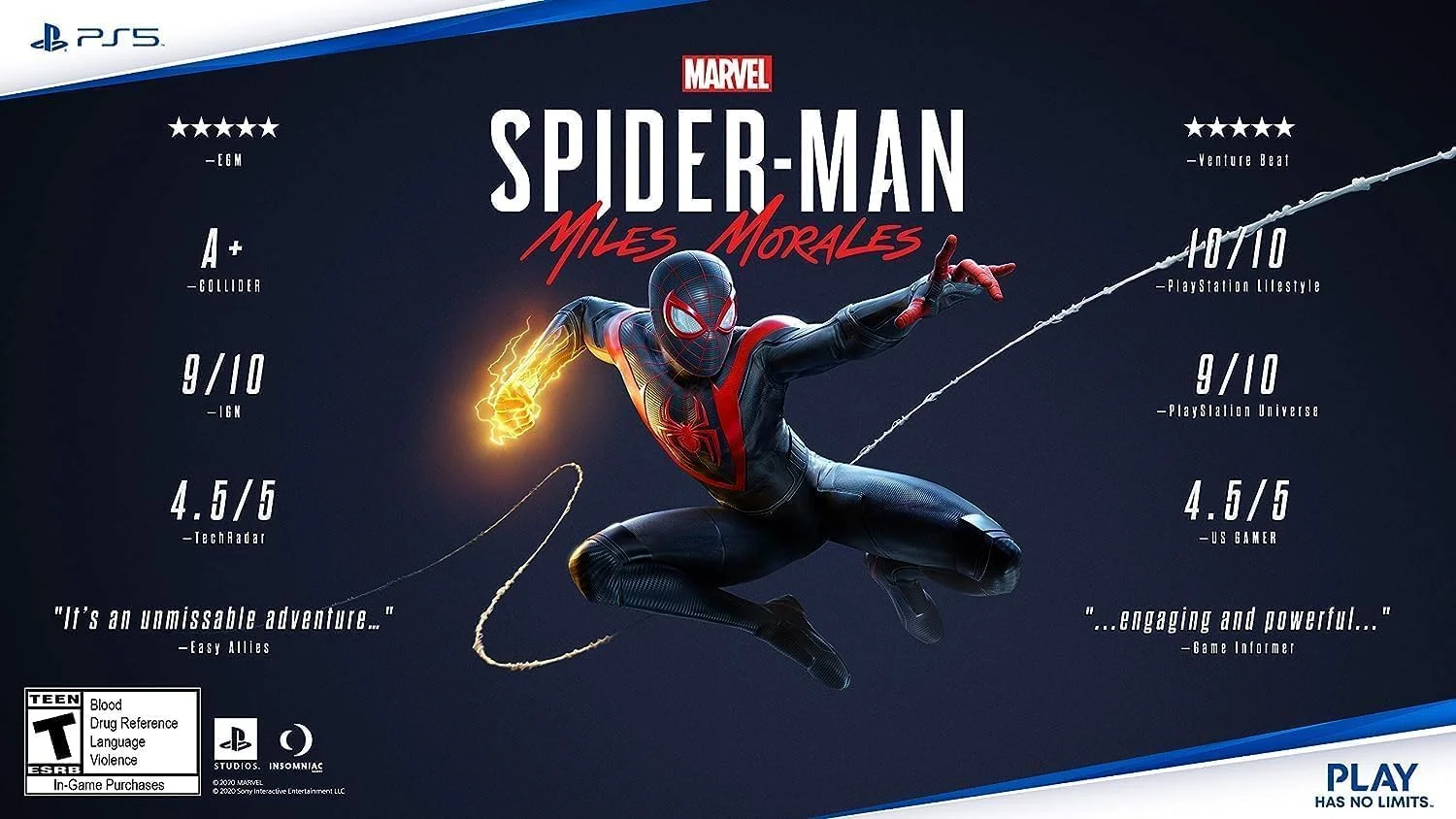 بازی Marvels Spider Man Miles Morales برای PS5 - پلی استیشن 5 - اورجینال نو بازی Marvels Spider Man Miles Morales برای PS5 - پلی استیشن 5 - اورجینال نو
