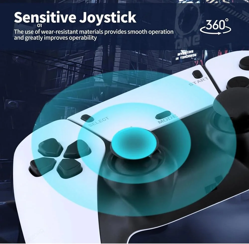 کنسول بازی مینی آرکید PSP بیسیم 2.4G با کیفیت بالا - کنسول بازی خانگی تلویزیون | سازگار با دسته PS5 | حافظه 64 گیگابایتی با 15000 بازی از پیش نصب شده کنسول بازی مینی آرکید PSP بیسیم 2.4G با کیفیت بالا - کنسول بازی خانگی تلویزیون | سازگار با دسته PS5 | حافظه 64 گیگابایتی با 15000 بازی از پیش نصب شده