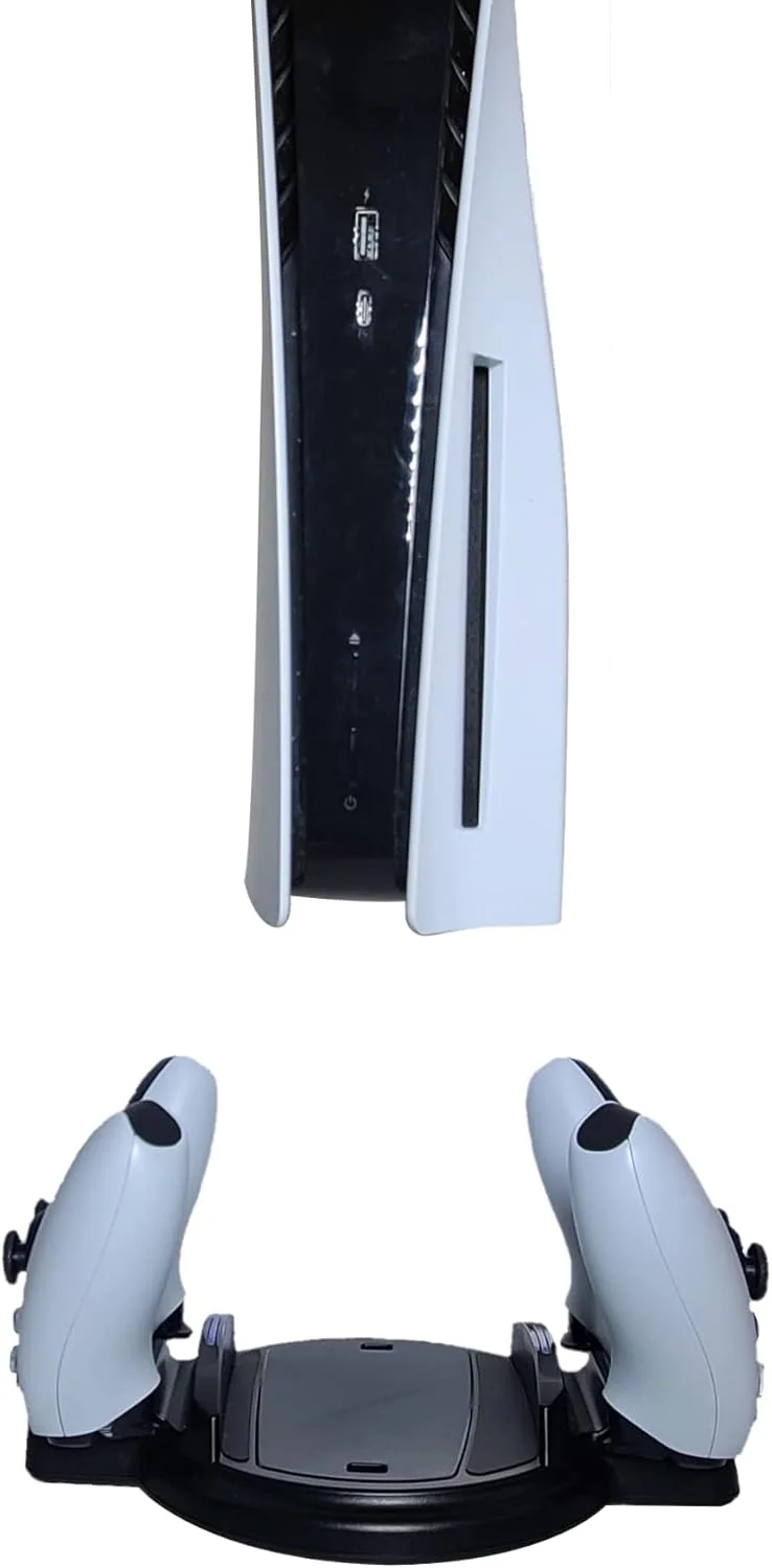 پایه کنسول PS5 Hawksbill مدل 2 در 1 به همراه استند شارژ دوگانه، DualSense، شارژ سریع برای دسته های پلی استیشن 5 پایه کنسول PS5 Hawksbill مدل 2 در 1 به همراه استند شارژ دوگانه، DualSense، شارژ سریع برای دسته های پلی استیشن 5