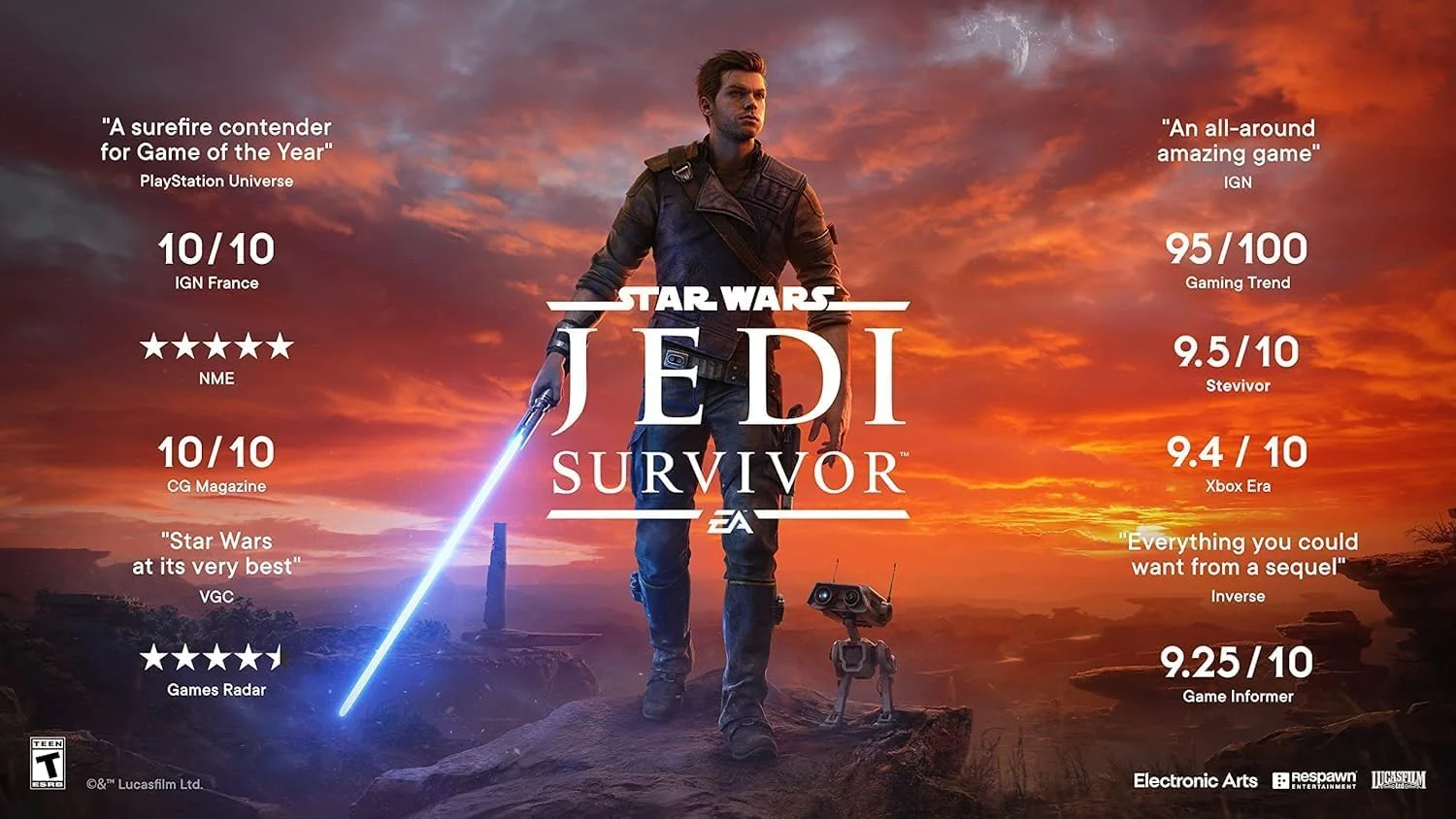بازی Star Wars Jedi Survivor برای PS5 - پلی استیشن 5 - اورجینال نو