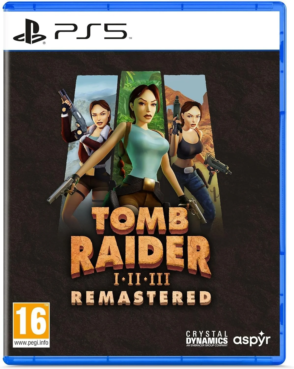 بازی Tomb Raider I-III Remastered Starring Lara Croft برای PS5 - پلی استیشن 5 - اورجینال نو