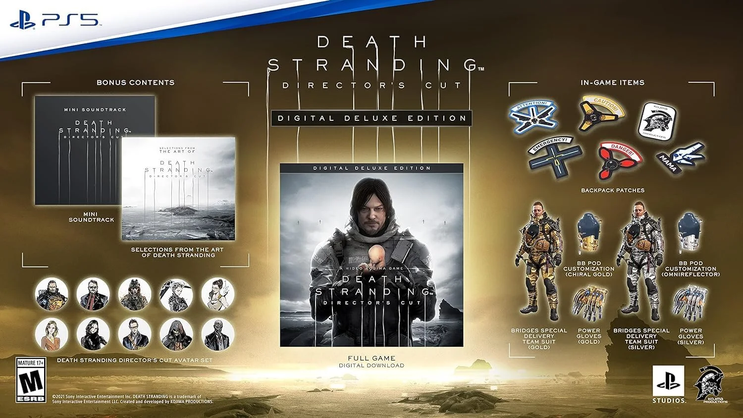 بازی Death Stranding Director's Cut برای PS5 - پلی استیشن 5 - اورجینال نو بازی Death Stranding Director's Cut برای PS5 - پلی استیشن 5 - اورجینال نو