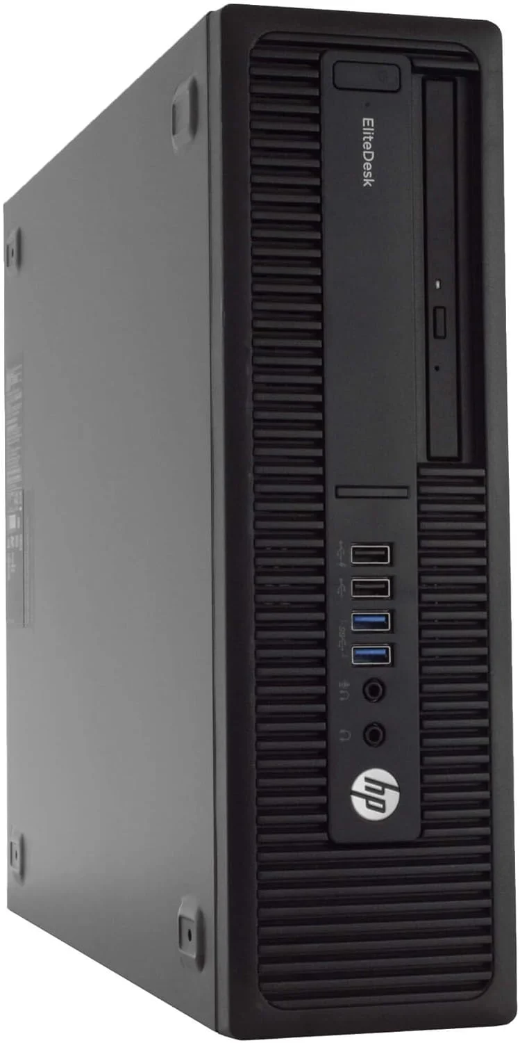 کامپیوتر رومیزی تجاری HP EliteDesk 800 G2، پردازنده Intel Core i7 6700 3.4Ghz، رم 32 گیگابایتی DDR4، هارد دیسک 1 ترابایتی SSD، ویندوز 10 (بازسازی شده)