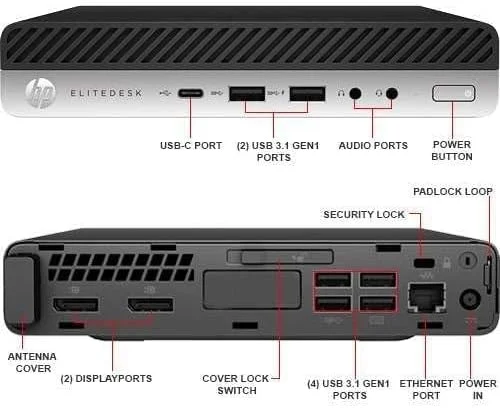 کامپیوتر رومیزی کوچک و پرقدرت HP 800 G3 Mini، پردازنده Intel i7-6700 تا 4.00 گیگاهرتز، 32 گیگابایت DDR4، 1 ترابایت حافظه SSD NVMe M.2 جدید، وای فای، بلوتوث، پشتیبانی از دو مانیتور، کیبورد و ماوس بیسیم، ویندوز 10 پرو (بازسازی شده) کامپیوتر رومیزی کوچک و پرقدرت HP 800 G3 Mini، پردازنده Intel i7-6700 تا 4.00 گیگاهرتز، 32 گیگابایت DDR4، 1 ترابایت حافظه SSD NVMe M.2 جدید، وای فای، بلوتوث، پشتیبانی از دو مانیتور، کیبورد و ماوس بیسیم، ویندوز 10 پرو (بازسازی شده)