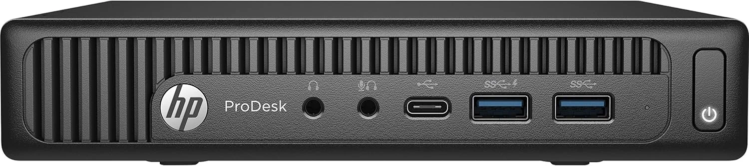 مینی کامپیوتر HP ProDesk 600 G2 مدل P5W00UT (بازسازی شده) | پردازنده Intel Core i5-6500T | رم 8 گیگابایت DDR4 SDRAM | حافظه SSD 256 گیگابایت | USB Type-C | دارای گواهینامه Energy Star | ویندوز 10 پرو