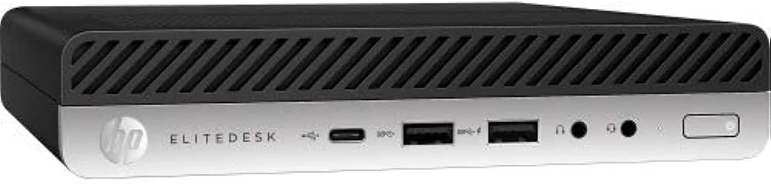 HP EliteDesk 800 G4 Tiny (بازسازی شده) Core i5 نسل 8 رم 16 گیگابایت SSD 512 گیگابایت کیبورد و ماوس سیمی ویندوز 10 PRO