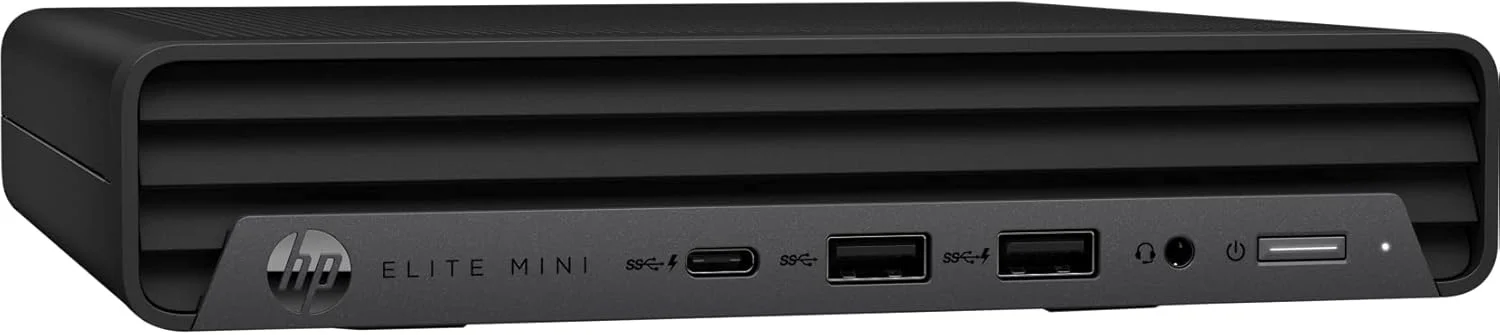 کامپیوتر رومیزی تجاری HP Elite Mini 800 G9 MFF، پردازنده نسل چهاردهم اینتل 24 هسته ای i9-14900 تا 5.8 گیگاهرتز، 64 گیگابایت رم DDR5، 1 ترابایت PCIe SSD، وای فای 6، RJ-45، DisplayPort، Type-C، HDMI، ویندوز 11 پرو، Vent-Hear کامپیوتر رومیزی تجاری HP Elite Mini 800 G9 MFF، پردازنده نسل چهاردهم اینتل 24 هسته ای i9-14900 تا 5.8 گیگاهرتز، 64 گیگابایت رم DDR5، 1 ترابایت PCIe SSD، وای فای 6، RJ-45، DisplayPort، Type-C، HDMI، ویندوز 11 پرو، Vent-Hear
