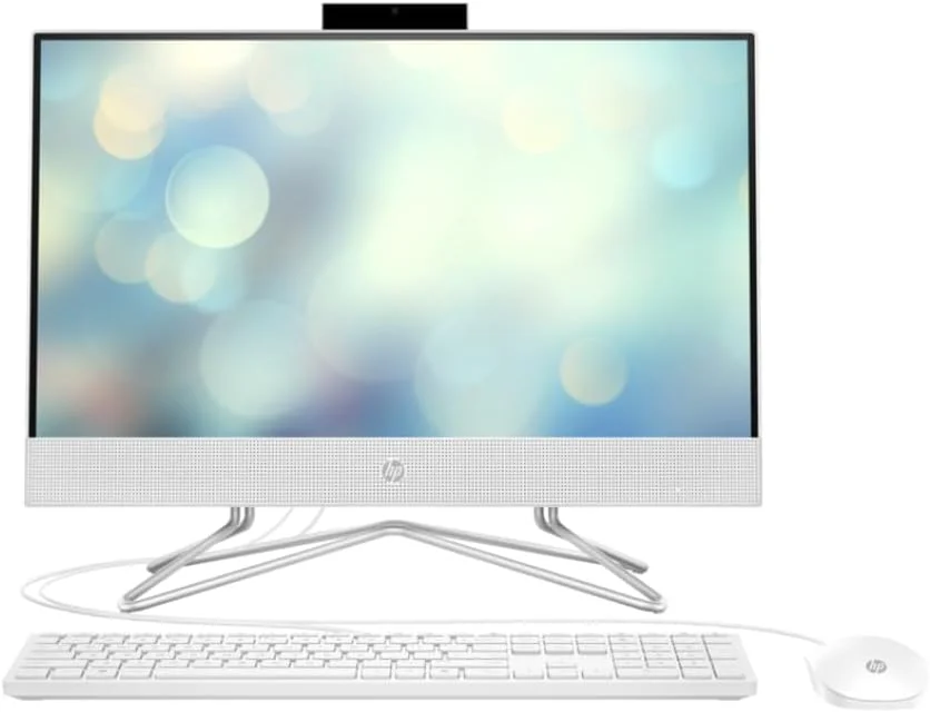 جدیدترین کامپیوتر رومیزی آل این وان HP 22 اینچی مدل 2023، پردازنده نسل دوازدهم Intel Core i5-1235U | رم 8 گیگابایتی DDR4 | حافظه 512 گیگابایتی NVMe SSD | گرافیک Intel Iris Xᵉ | صفحه نمایش 21.5 اینچی FHD | ویندوز 11 پرو (سفید ستاره ای)