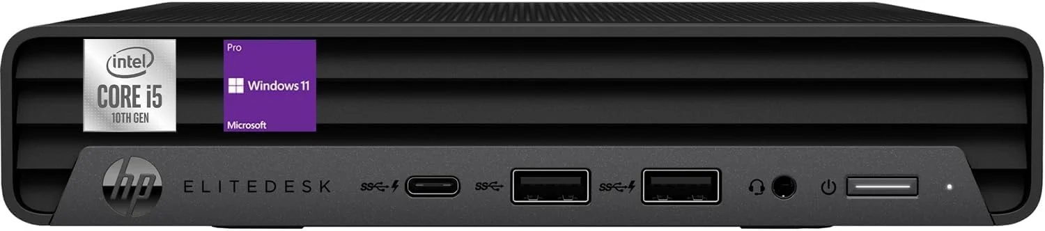 کامپیوتر رومیزی تجاری کوچک HP EliteDesk 800 G6، پردازنده Core i5-10500T، رم 16 گیگابایتی، SSD PCIe 1 ترابایتی، RJ-45، Displayport، صفحه کلید و ماوس SUB، Wi-Fi، BT، ویندوز 11 پرو (بازسازی شده) کامپیوتر رومیزی تجاری کوچک HP EliteDesk 800 G6، پردازنده Core i5-10500T، رم 16 گیگابایتی، SSD PCIe 1 ترابایتی، RJ-45، Displayport، صفحه کلید و ماوس SUB، Wi-Fi، BT، ویندوز 11 پرو (بازسازی شده)