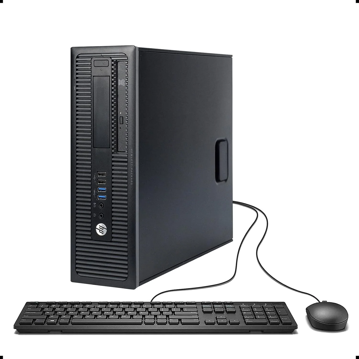 کامپیوتر رومیزی تجاری باریک HP ProDesk 600 G1 SFF، پردازنده Intel i5-4570 تا 3.60 گیگاهرتز، 8 گیگابایت رم، 500 گیگابایت هارد دیسک، DVD، USB 3.0، ویندوز 10 پرو 64 بیتی (بازسازی شده) (8 گیگابایت رم | 500 گیگابایت هارد دیسک) (بازسازی شده)