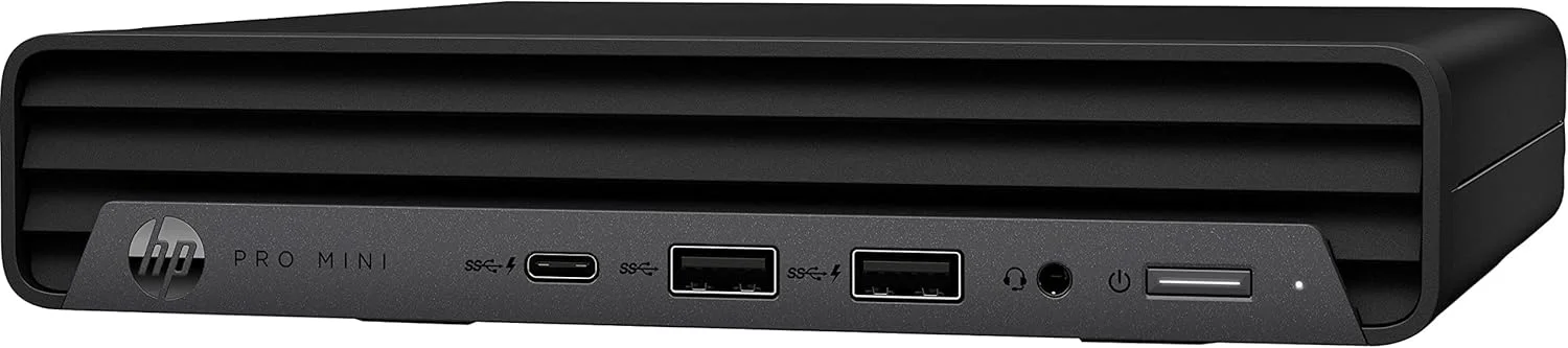 مینی دسکتاپ HP ProDesk 400 G9 (2023) | پردازنده Core i7-14700T - هارد SSD 256 گیگابایتی - رم 16 گیگابایتی | 20 هسته @ 5.2 گیگاهرتز ویندوز 11 پرو مشکی (بازسازی شده)