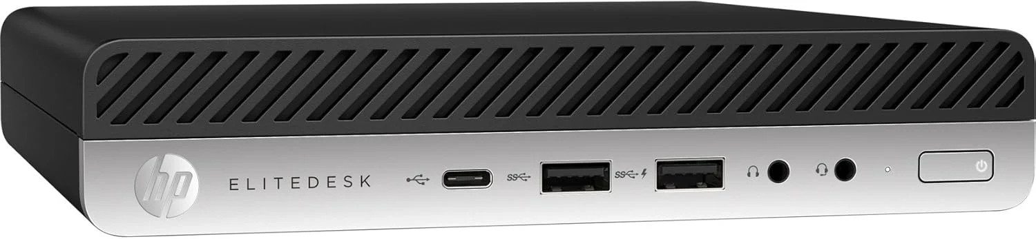 کامپیوتر رومیزی HP EliteDesk 800 G3، پردازنده Intel Core i5-7500T 2.7GHz، رم 8GB DDR4 SDRAM، حافظه SSD 256GB، ویندوز 10 پرو 64 بیتی (انگلیسی) - مدل Mini PC 1FY84UT#ABA