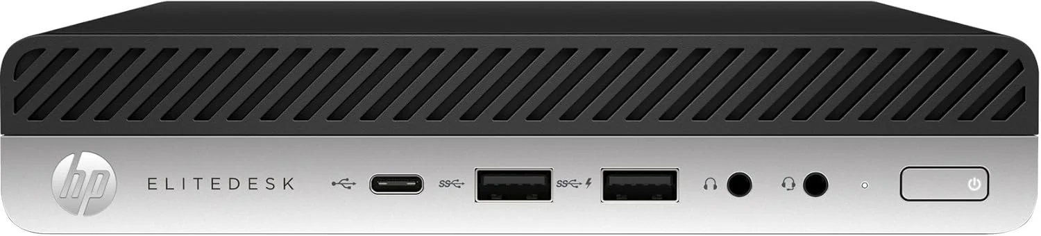 کامپیوتر رومیزی HP EliteDesk 800 G3، پردازنده Intel Core i5-7500T 2.7GHz، رم 8GB DDR4 SDRAM، حافظه SSD 256GB، ویندوز 10 پرو 64 بیتی (انگلیسی) - مدل Mini PC 1FY84UT#ABA