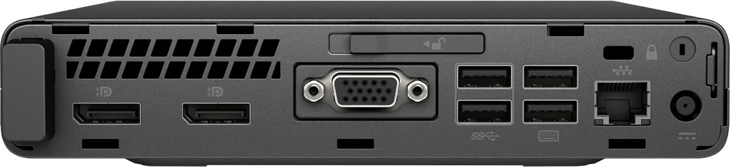 کامپیوتر رومیزی HP EliteDesk 800 G3، پردازنده Intel Core i5-7500T 2.7GHz، رم 8GB DDR4 SDRAM، حافظه SSD 256GB، ویندوز 10 پرو 64 بیتی (انگلیسی) - مدل Mini PC 1FY84UT#ABA
