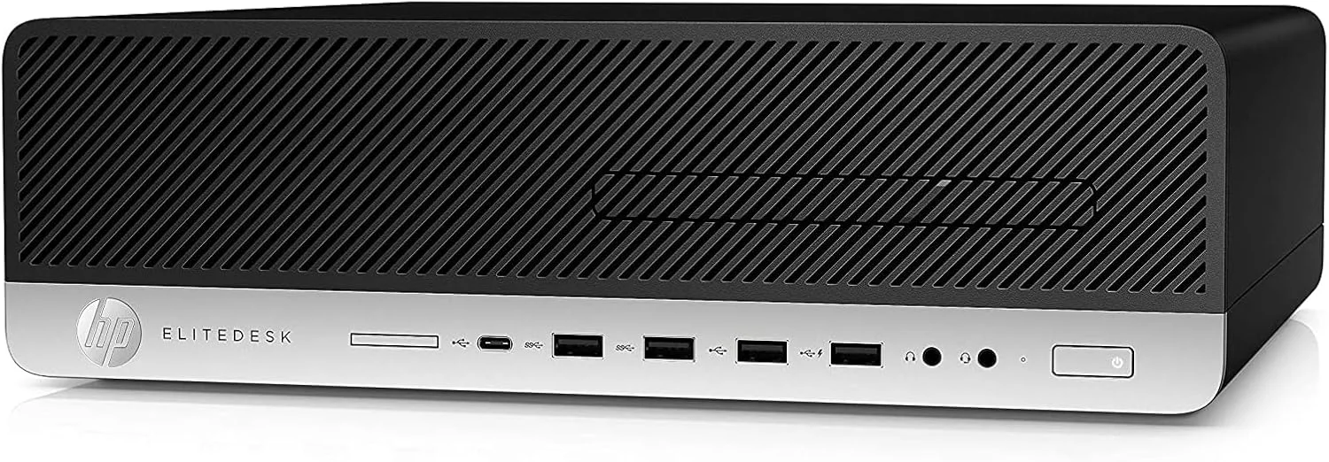 کامپیوتر رومیزی HP Elitedesk 800 G4-SFF، پردازنده Core i7-8700 3.2GHz، رم 32 گیگابایت، حافظه SSD 1 ترابایت، ویندوز 10 پرو 64 بیتی (بازسازی شده)