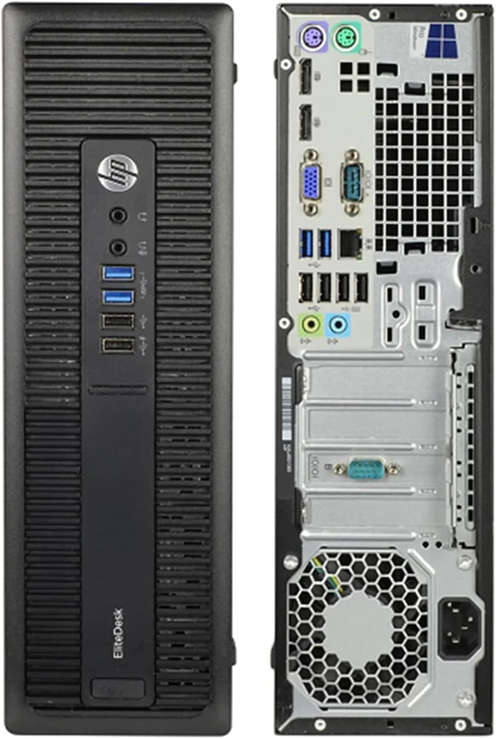 کامپیوتر رومیزی تجاری با کارایی بالا HP EliteDesk 800 G1 SFF، پردازنده Intel Quad Core i5-4590 تا 3.7 گیگاهرتز، 16 گیگابایت رم، 1 ترابایت هارد دیسک، 256 گیگابایت SSD (بوت)، DVD، WiFi، ویندوز 10 حرفه ای (بازسازی شده) کامپیوتر رومیزی تجاری با کارایی بالا HP EliteDesk 800 G1 SFF، پردازنده Intel Quad Core i5-4590 تا 3.7 گیگاهرتز، 16 گیگابایت رم، 1 ترابایت هارد دیسک، 256 گیگابایت SSD (بوت)، DVD، WiFi، ویندوز 10 حرفه ای (بازسازی شده)