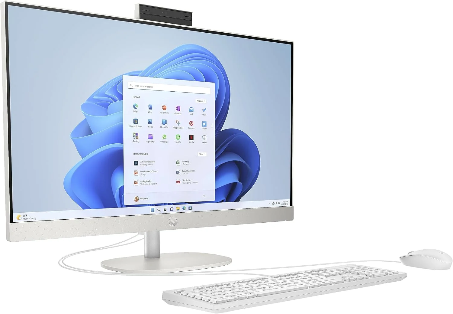 کامپیوتر همه کاره HP با صفحه نمایش 23.8 اینچی FHD IPS - پردازنده نسل سیزدهم Intel Core i5-1335U - گرافیک Intel Iris Xe - رم 8 گیگابایتی DDR4 - حافظه SSD NVMe 512 گیگابایتی - کیبورد و ماوس سفید - ویندوز 11 - سفید صدفی کامپیوتر همه کاره HP با صفحه نمایش 23.8 اینچی FHD IPS - پردازنده نسل سیزدهم Intel Core i5-1335U - گرافیک Intel Iris Xe - رم 8 گیگابایتی DDR4 - حافظه SSD NVMe 512 گیگابایتی - کیبورد و ماوس سفید - ویندوز 11 - سفید صدفی