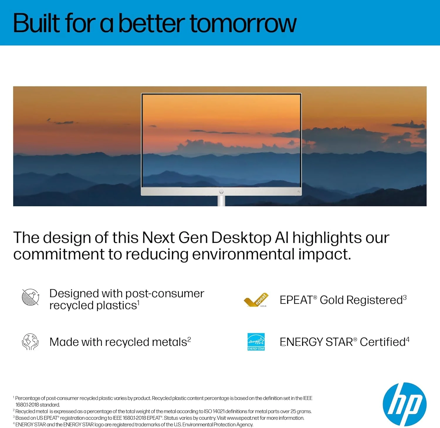 کامپیوتر همه کاره HP مدل All-in-One Desktop AI 27-cr2000ne، صفحه نمایش 27 اینچی FHD، پردازنده Intel® Core™ Ultra 7-255U، رم 16 گیگابایتی DDR5، حافظه SSD 1 ترابایتی، Intel® AI Boost (12 NPU TOPS)، کیبورد انگلیسی/عربی، ویندوز 11، سفید صدفی [BZ6J2EA]