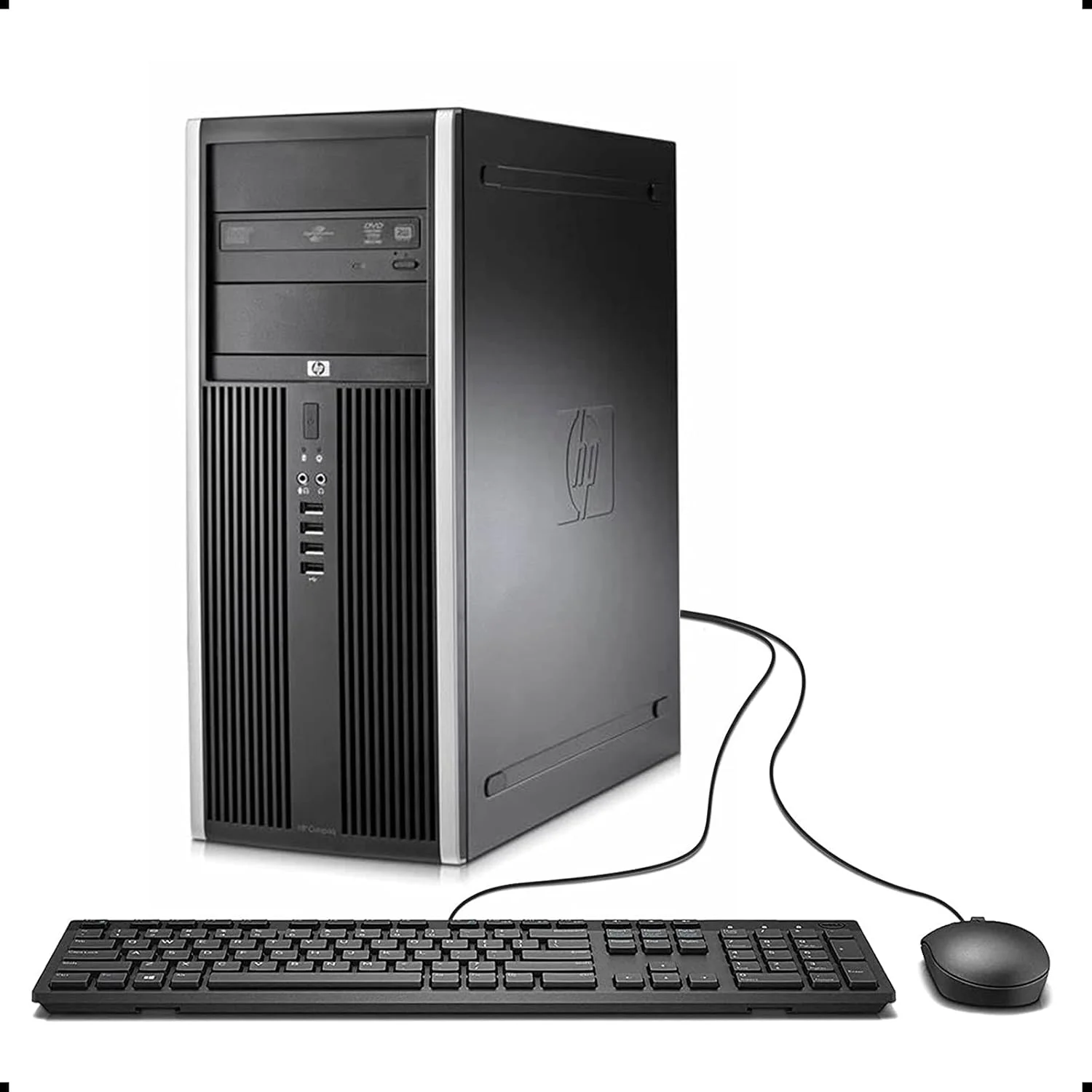 کامپیوتر رومیزی HP 8100 Elite Tower - پردازنده چهارهسته ای Core i5 3.2GHz، رم 8GB DDR3، هارد 1TB HDD، ویندوز 10 پرو 64 بیتی (بازسازی شده)