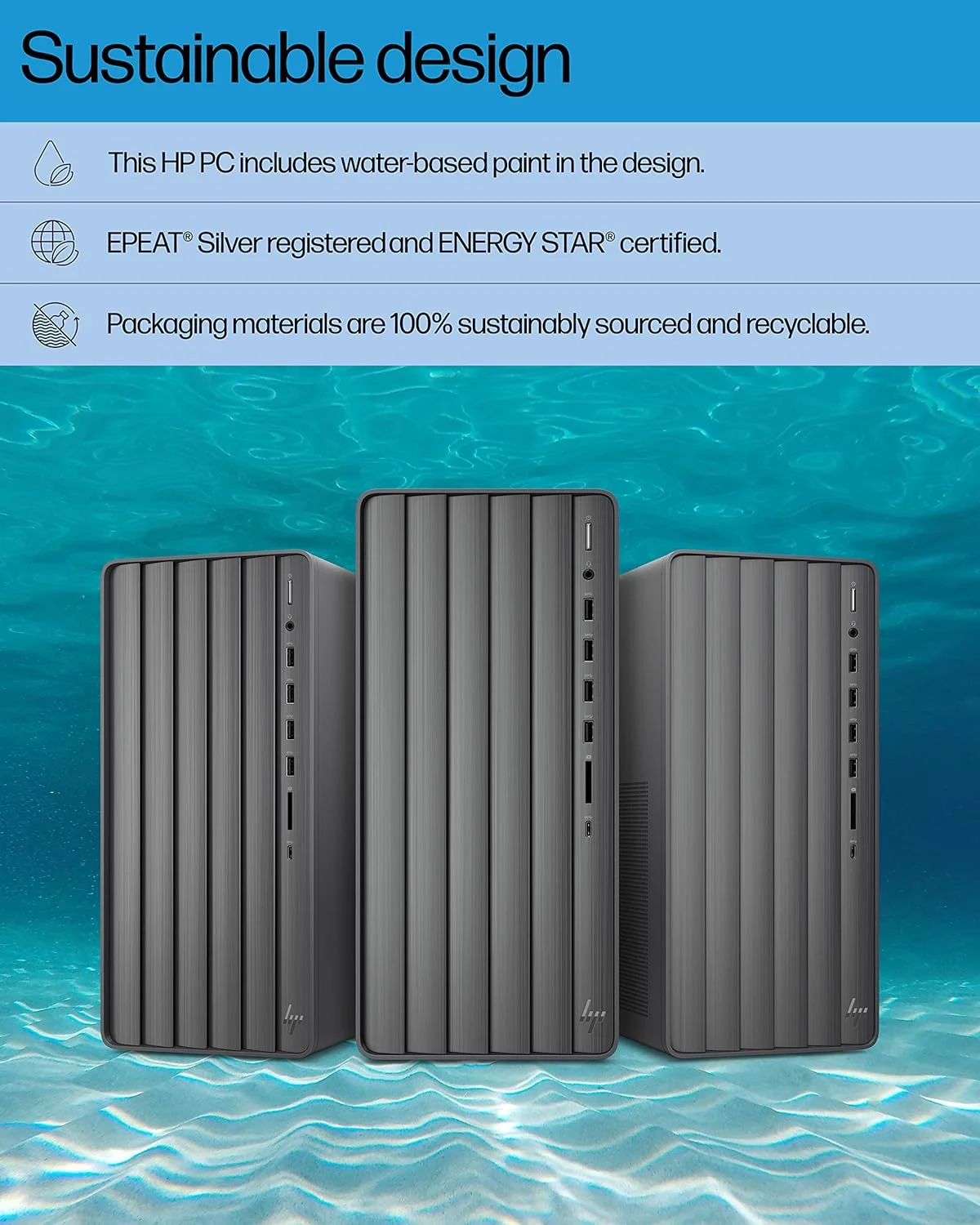 کامپیوتر رومیزی HP Envy، نسل دوازدهم پردازنده Intel Core i7-12700، رم 16 گیگابایتی، حافظه SSD 512 گیگابایتی و هارد دیسک SATA 1 ترابایتی، ویندوز 11 پرو، Wi-Fi و بلوتوث، کیبورد و ماوس سیمی، کیس کامپیوتر از پیش ساخته شده (TE01-3022, 2022)، مشکی