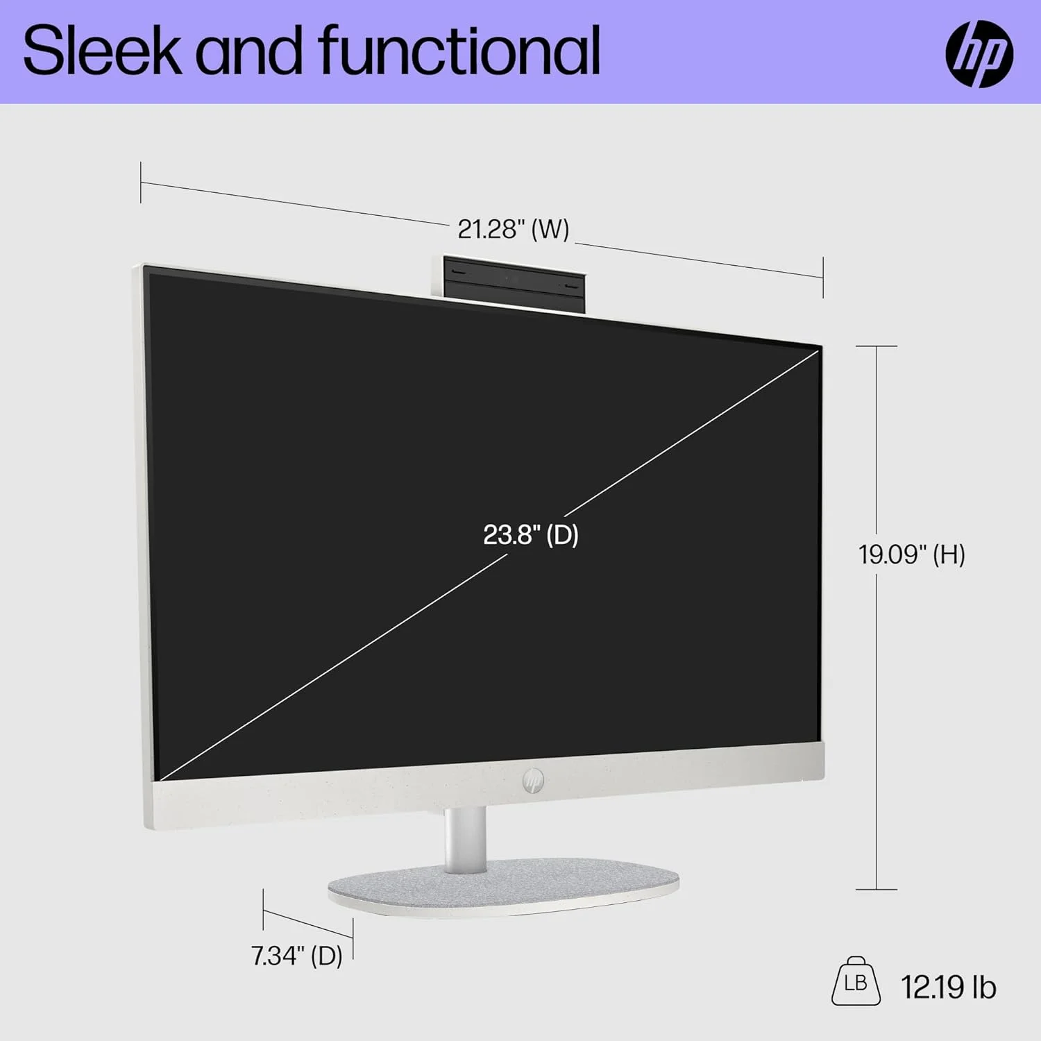 کامپیوتر رومیزی آل این وان 23.8 اینچی HP مدل 24-cr0042، پردازنده Intel® Core™ i3-N300، گرافیک Intel® UHD، حافظه رم 8 گیگابایتی DDR4-3200 مگاهرتز، (سفید، 24-cr0042) کامپیوتر رومیزی آل این وان 23.8 اینچی HP مدل 24-cr0042، پردازنده Intel® Core™ i3-N300، گرافیک Intel® UHD، حافظه رم 8 گیگابایتی DDR4-3200 مگاهرتز، (سفید، 24-cr0042)