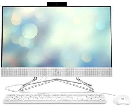 کامپیوتر همه کاره 22 اینچی HP، پردازنده AMD Athlon Silver 3050U، گرافیک AMD Radeon، رم 4 گیگابایتی، حافظه SSD 256 گیگابایتی، ویندوز 11 هوم (22-dd0210، سفید برفی)