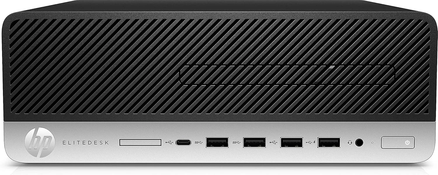 کامپیوتر رومیزی HP EliteDesk 705 G4 بازسازی شده برای کسب و کار | AMD A6-9500 + گرافیک Radeon R5 | رم 16 گیگابایت | SSD 1 ترابایت | ویندوز 10 پرو | بدون مانیتور/صفحه نمایش | بازسازی شده