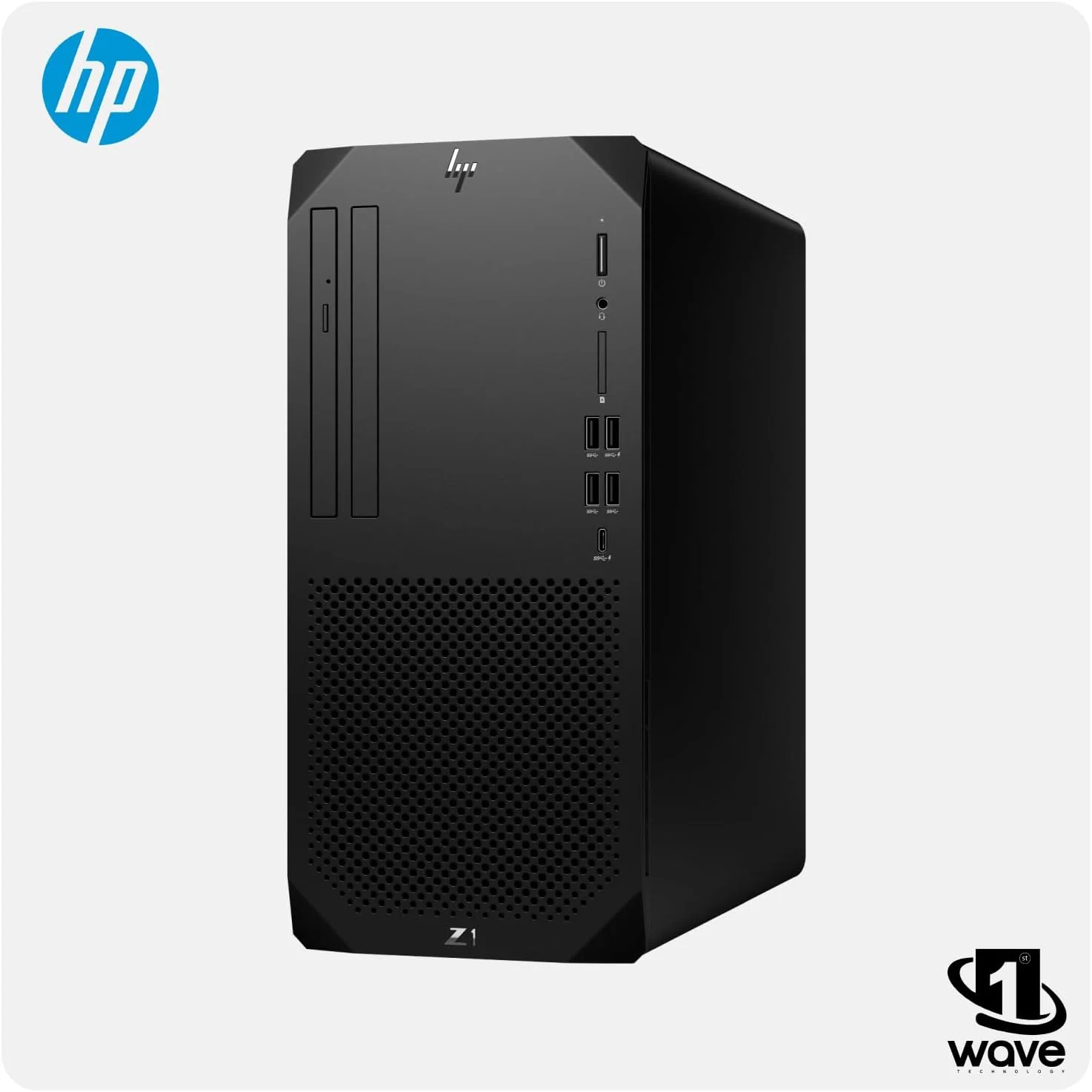 کامپیوتر رومیزی ورک استیشن HP (Z1 G9) نسل 14 اینتل i7-14700، گرافیک RTX4060 8GB، رم 32GB DDR5، SSD 1TB، ویندوز 11 پرو، (شامل پایه هدست First Wave + کیبورد سیمی + ماوس + آنتی ویروس + ماوس پد)