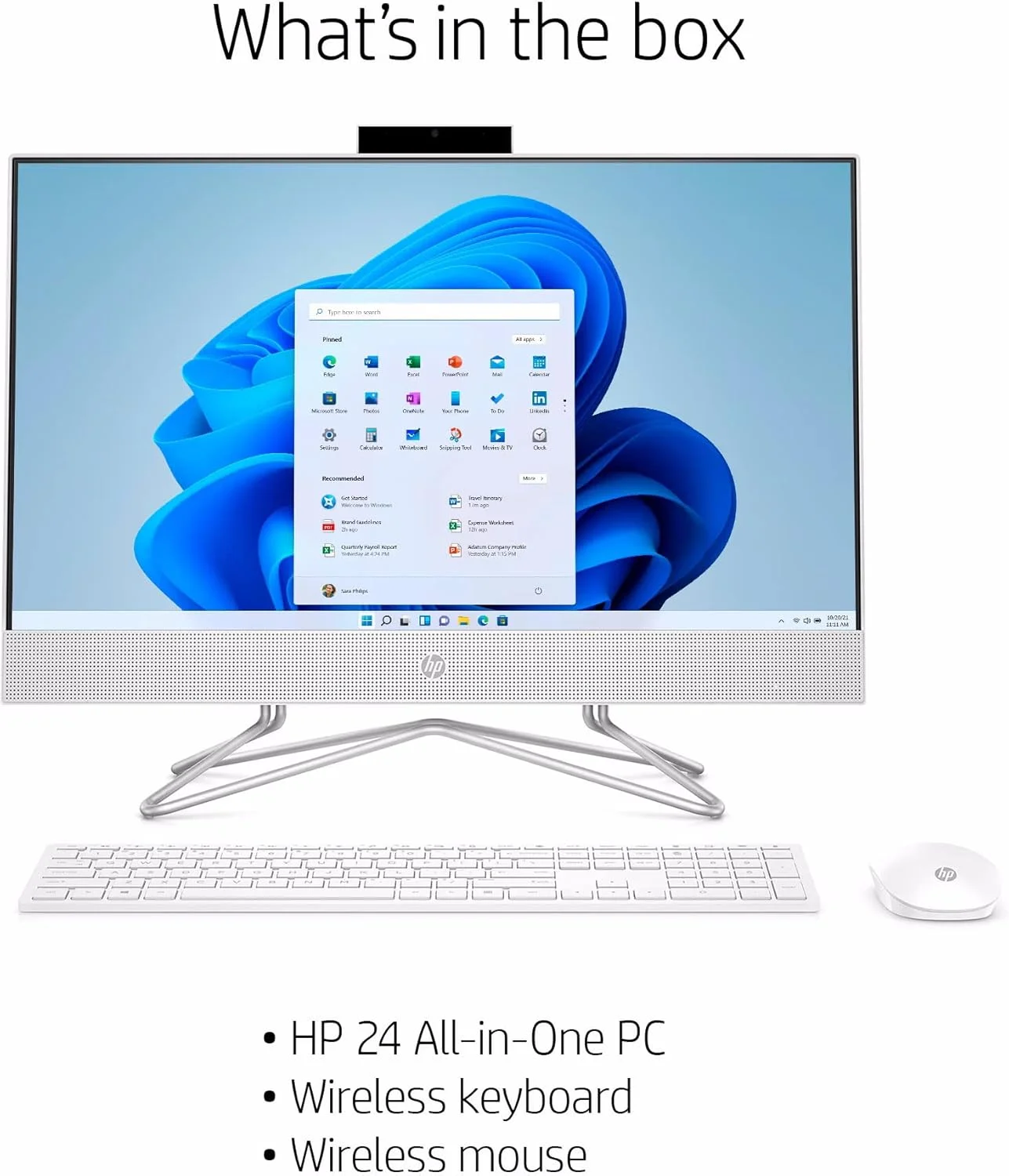 کامپیوتر همه کاره HP AIO-24-DF1053W، مدل 2023، صفحه نمایش لمسی 23.8 اینچی IPS با رزولوشن 1920x1080 و نرخ 60 هرتز، پردازنده Intel Core i3-1115G4 دو هسته ای، گرافیک Intel UHD، رم 64 گیگابایت DDR4، حافظه SSD 4 ترابایت، ویندوز 11 پرو، Wi-Fi، دوربین HD 720p، رنگ سفید کامپیوتر همه کاره HP AIO-24-DF1053W، مدل 2023، صفحه نمایش لمسی 23.8 اینچی IPS با رزولوشن 1920x1080 و نرخ 60 هرتز، پردازنده Intel Core i3-1115G4 دو هسته ای، گرافیک Intel UHD، رم 64 گیگابایت DDR4، حافظه SSD 4 ترابایت، ویندوز 11 پرو، Wi-Fi، دوربین HD 720p، رنگ سفید