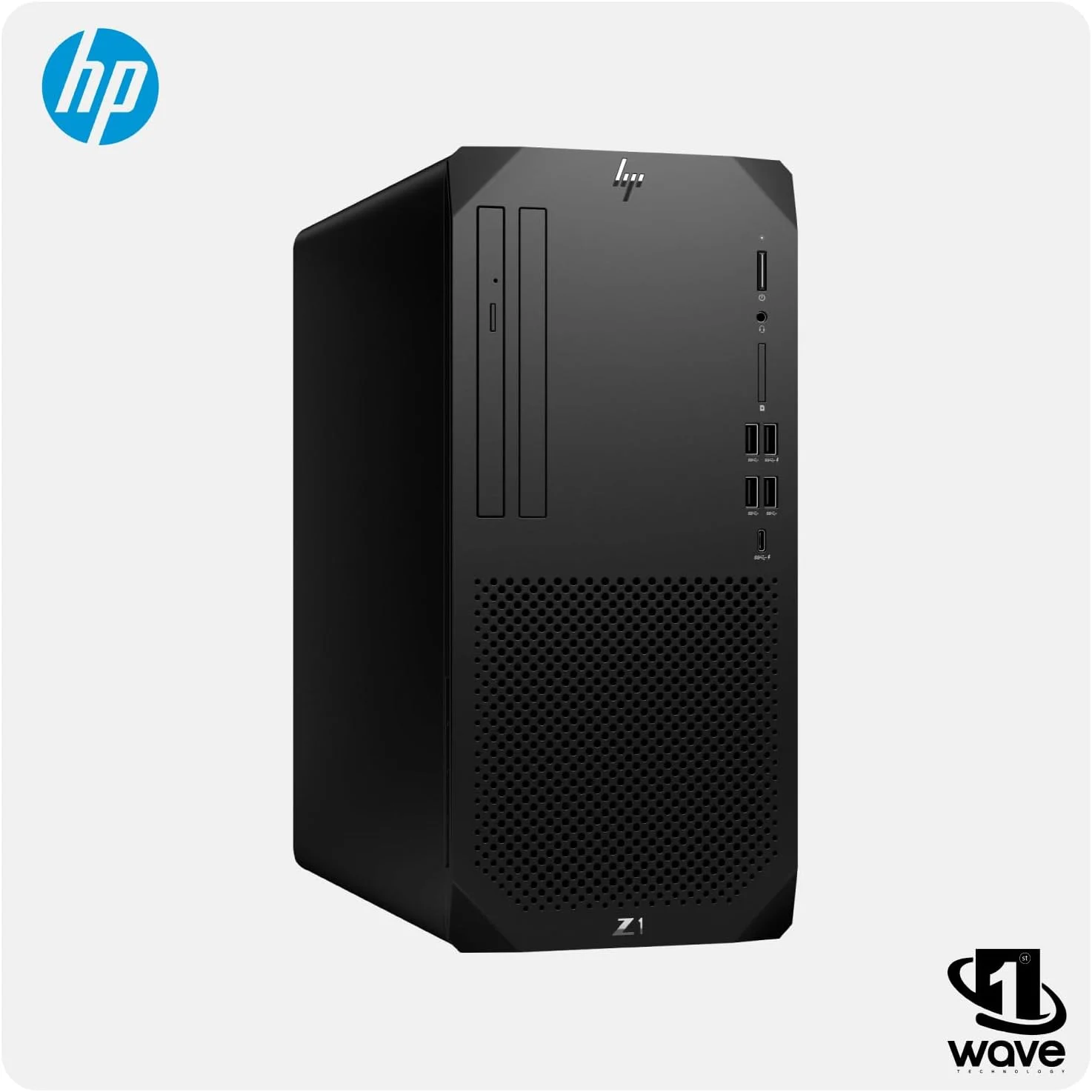 کامپیوتر رومیزی ورک استیشن HP (Z1 G9) نسل 14 اینتل i7-14700، گرافیک RTX4060 8GB، رم 32GB DDR5، SSD 1TB، ویندوز 11 پرو، (شامل پایه هدست First Wave + کیبورد سیمی + ماوس + آنتی ویروس + ماوس پد)