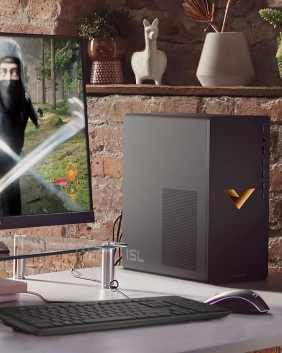 کامپیوتر رومیزی گیمینگ HP Victus 15L، پردازنده AMD Ryzen 7، کارت گرافیک AMD Radeon، رم 16 گیگابایتی SDRAM، حافظه SSD 512 گیگابایتی، سیستم عامل Windows 11 Home، Wi-Fi 6 و بلوتوث (TG02-0130، 2022) کامپیوتر رومیزی گیمینگ HP Victus 15L، پردازنده AMD Ryzen 7، کارت گرافیک AMD Radeon، رم 16 گیگابایتی SDRAM، حافظه SSD 512 گیگابایتی، سیستم عامل Windows 11 Home، Wi-Fi 6 و بلوتوث (TG02-0130، 2022)