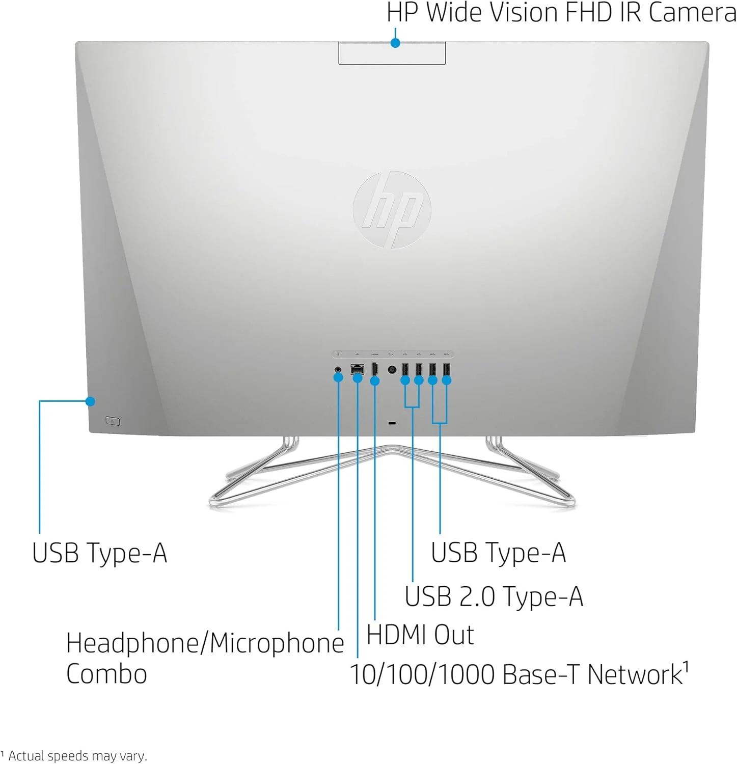 کامپیوتر رومیزی لمسی همه کاره 27 اینچی HP، پردازنده نسل دهم Intel Core i5-1035G1، رم 12 گیگابایتی، SSD 512 گیگابایتی، ویندوز 10 هوم (27-dp0170، نقره ای) کامپیوتر رومیزی لمسی همه کاره 27 اینچی HP، پردازنده نسل دهم Intel Core i5-1035G1، رم 12 گیگابایتی، SSD 512 گیگابایتی، ویندوز 10 هوم (27-dp0170، نقره ای)