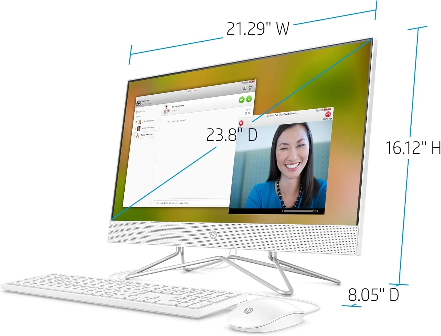 کامپیوتر رومیزی آل این وان 24 اینچی HP، پردازنده AMD Athlon Silver 3050U، رم 8 گیگابایتی، SSD 256 گیگابایتی، ویندوز 10 هوم (24-dd0010، سفید) کامپیوتر رومیزی آل این وان 24 اینچی HP، پردازنده AMD Athlon Silver 3050U، رم 8 گیگابایتی، SSD 256 گیگابایتی، ویندوز 10 هوم (24-dd0010، سفید)