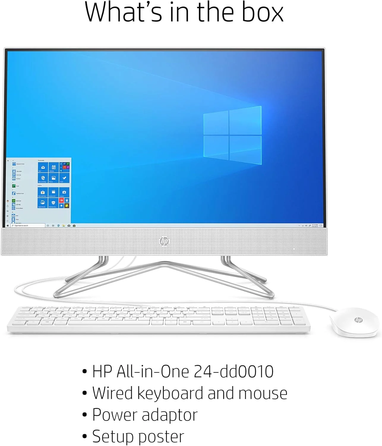 کامپیوتر رومیزی آل این وان 24 اینچی HP، پردازنده AMD Athlon Silver 3050U، رم 8 گیگابایتی، SSD 256 گیگابایتی، ویندوز 10 هوم (24-dd0010، سفید) کامپیوتر رومیزی آل این وان 24 اینچی HP، پردازنده AMD Athlon Silver 3050U، رم 8 گیگابایتی، SSD 256 گیگابایتی، ویندوز 10 هوم (24-dd0010، سفید)
